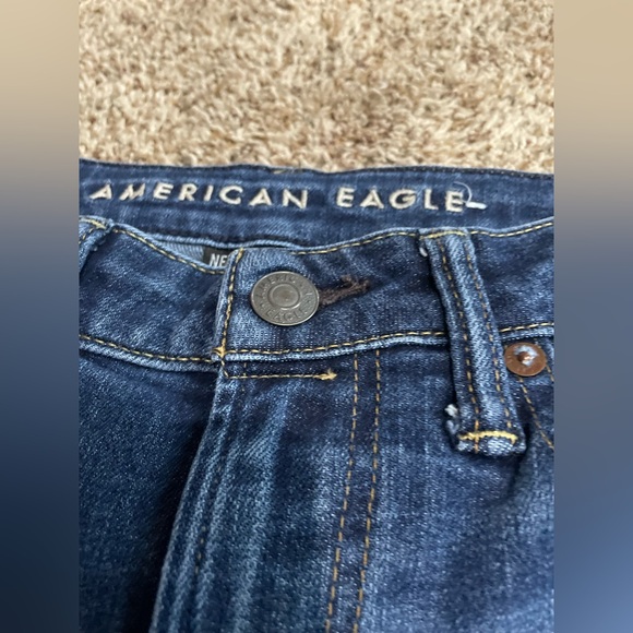 Men’s Dark American Eagle Slim Fit Jeans - Picture 3 of 5